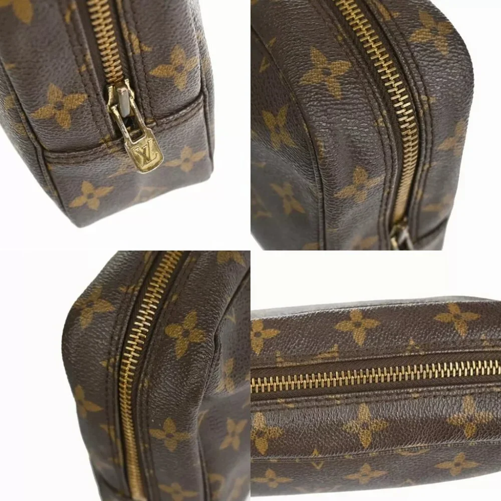 LOUIS VUITTON Trousse Toilette 23 Clutch Hand Bag Monogram Brown M47524 31YE048